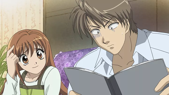 Kotoko watches Naoki study with warm admiration in ItaKiss, highlighting the gentle slow-burn charm loved in top romance anime.